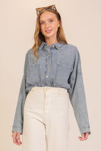 Load image into Gallery viewer, Hazel Denim Top