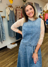 Load image into Gallery viewer, Dahlia Denim Top
