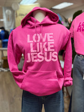 Load image into Gallery viewer, Love like Jesus hoodie
